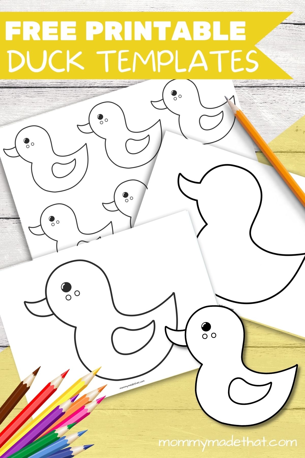 Free Printable Duck Templates For Ducky Crafts And Fun Free Printable Duck Templates For Ducky Crafts And Fun