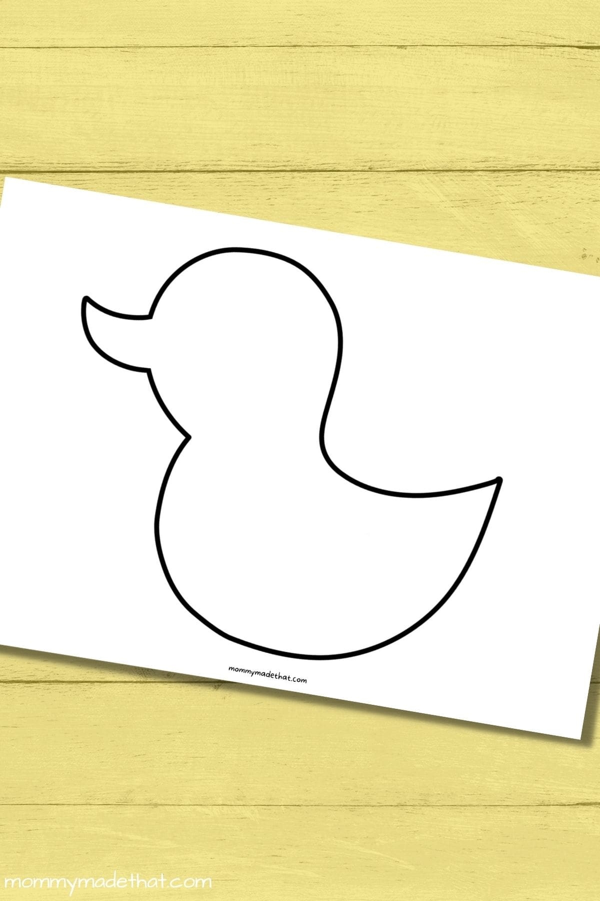 printable duck template printable duck template