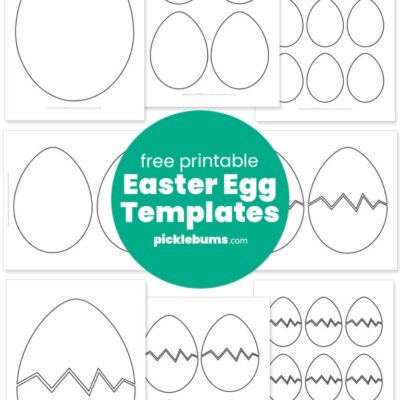 Free Printable Easter Egg Templates Picklebums
