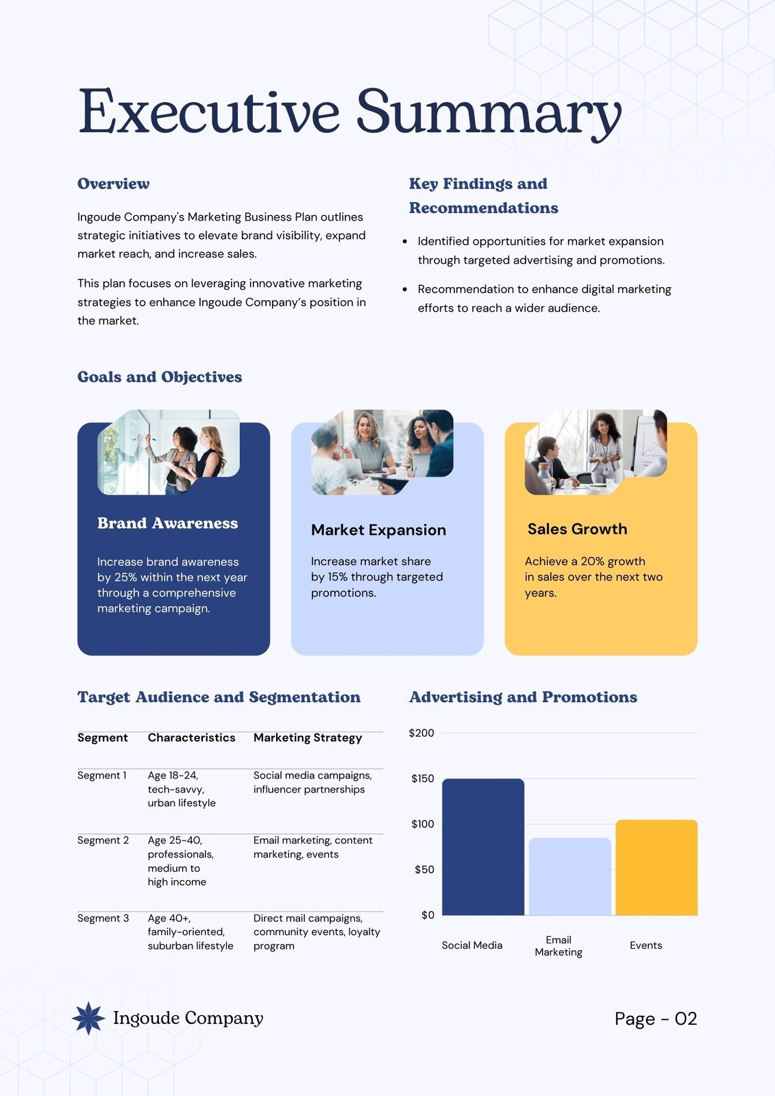 Free Printable Executive Summary Templates Canva