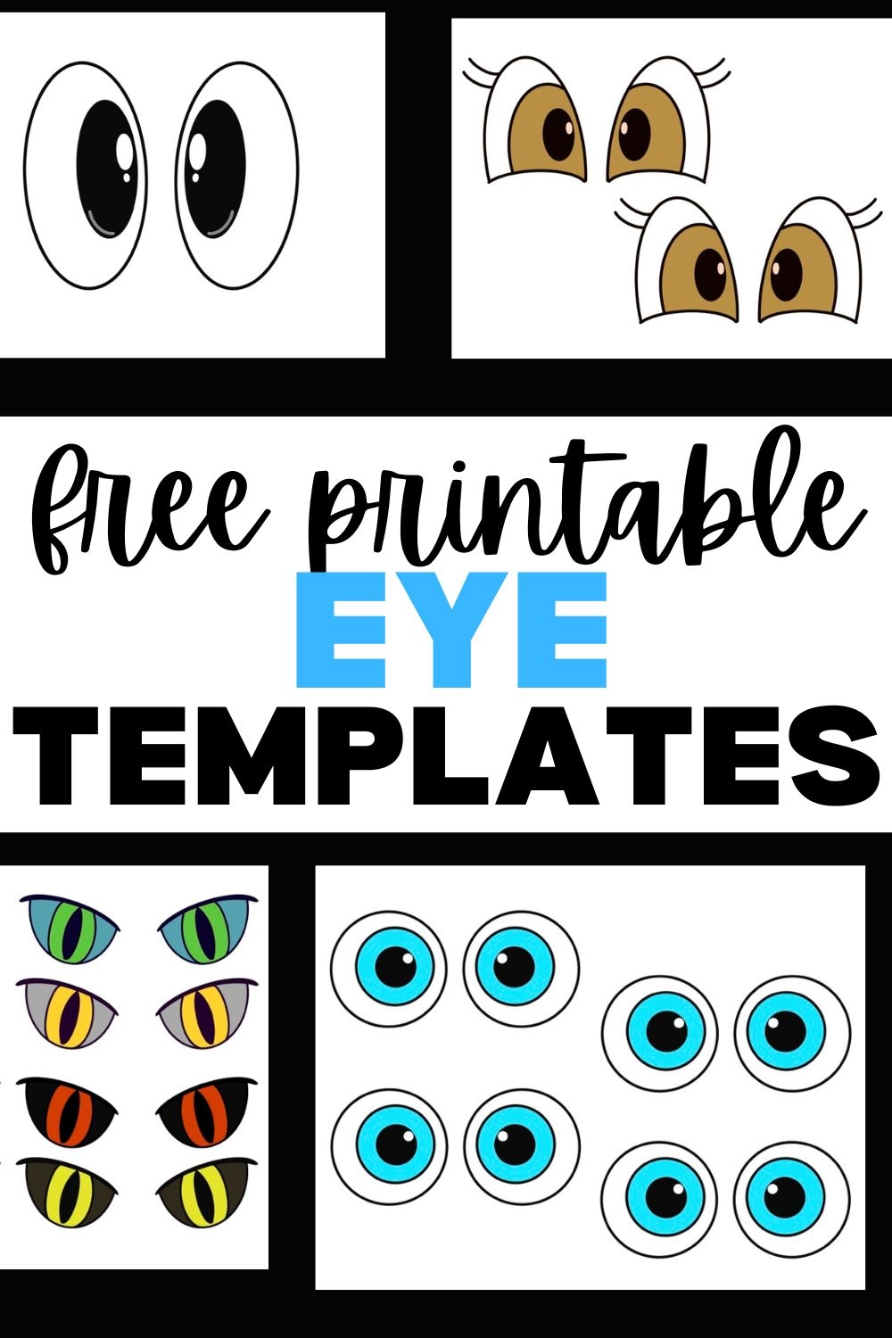 Free Printable Eye Template For Crafts  Free Printable Eye Template For Crafts