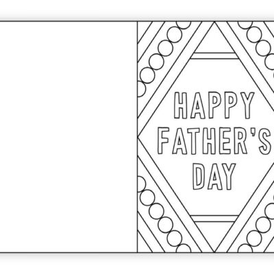 Free Printable Father s Day Card To Color The Craft at Home Family