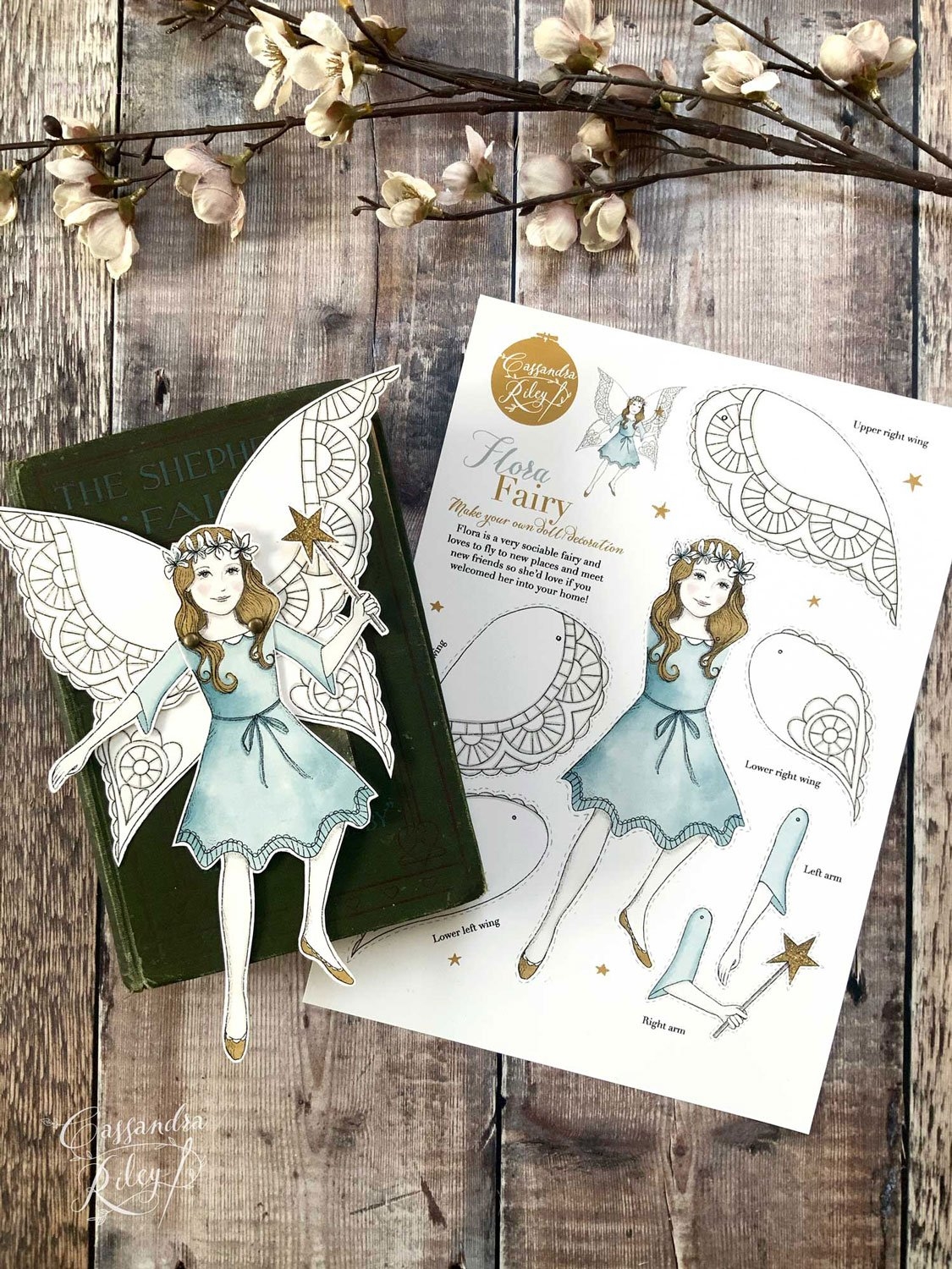 Free Printable Flora Fairy Paper Doll