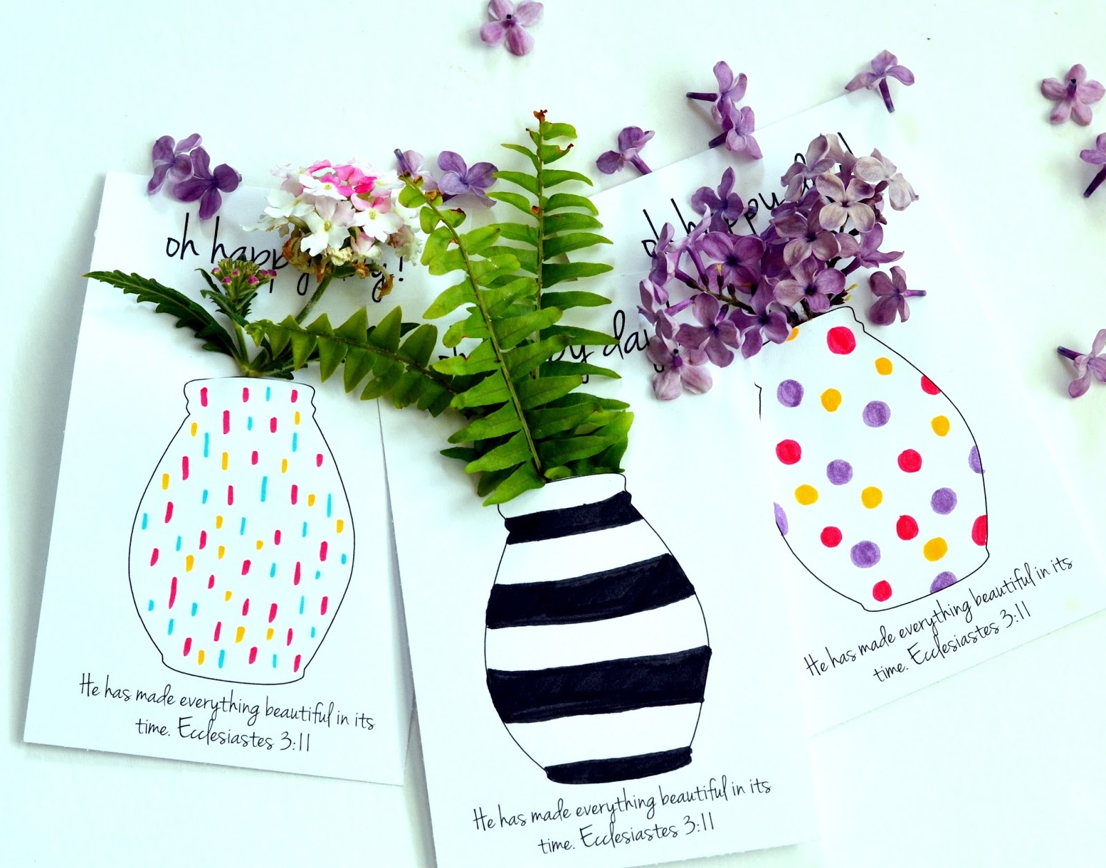 vase template printable