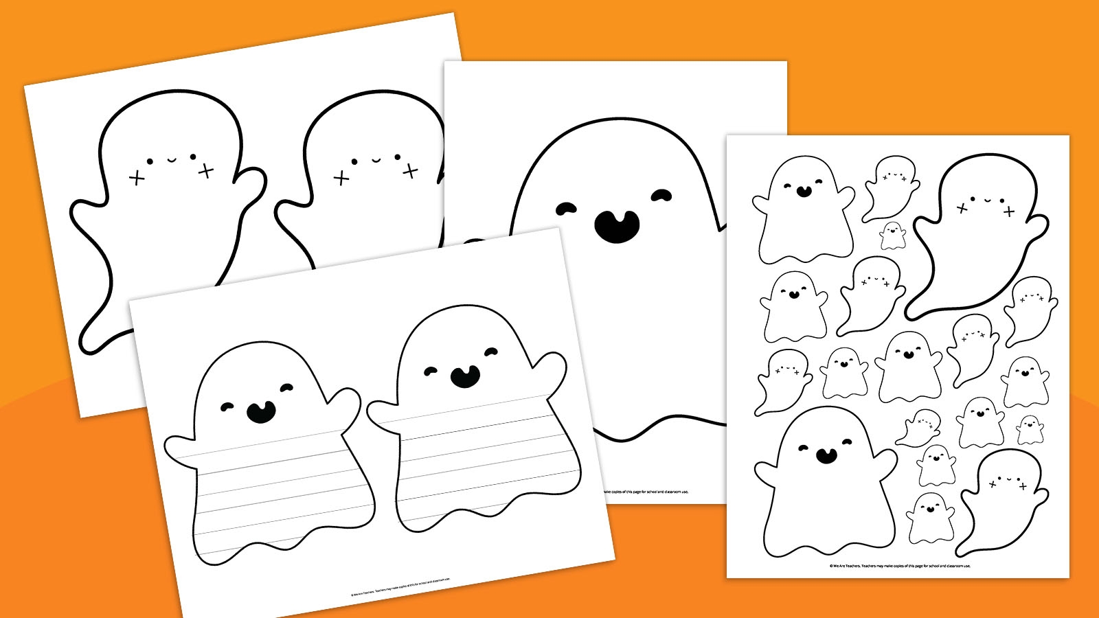 free printable ghost template printable
