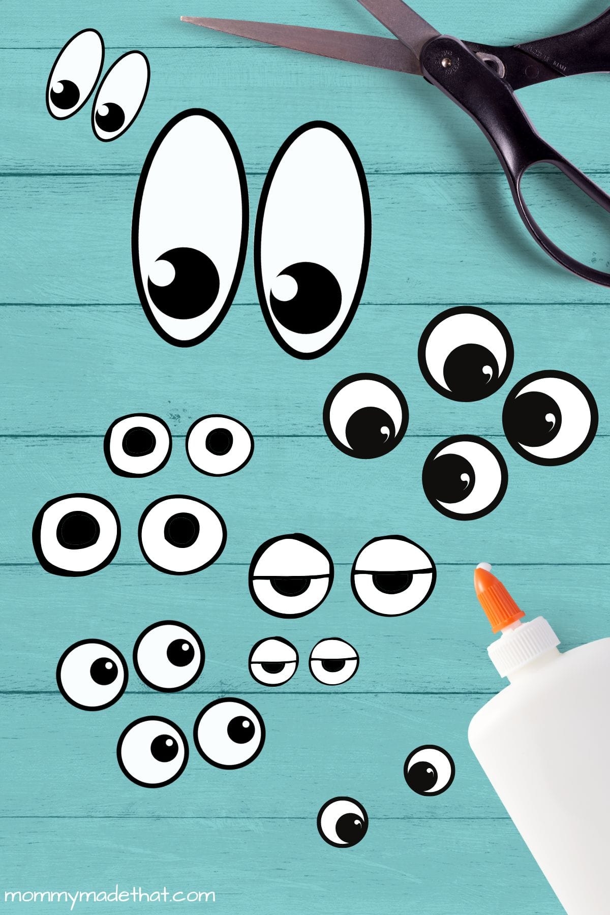 printable eyeball template