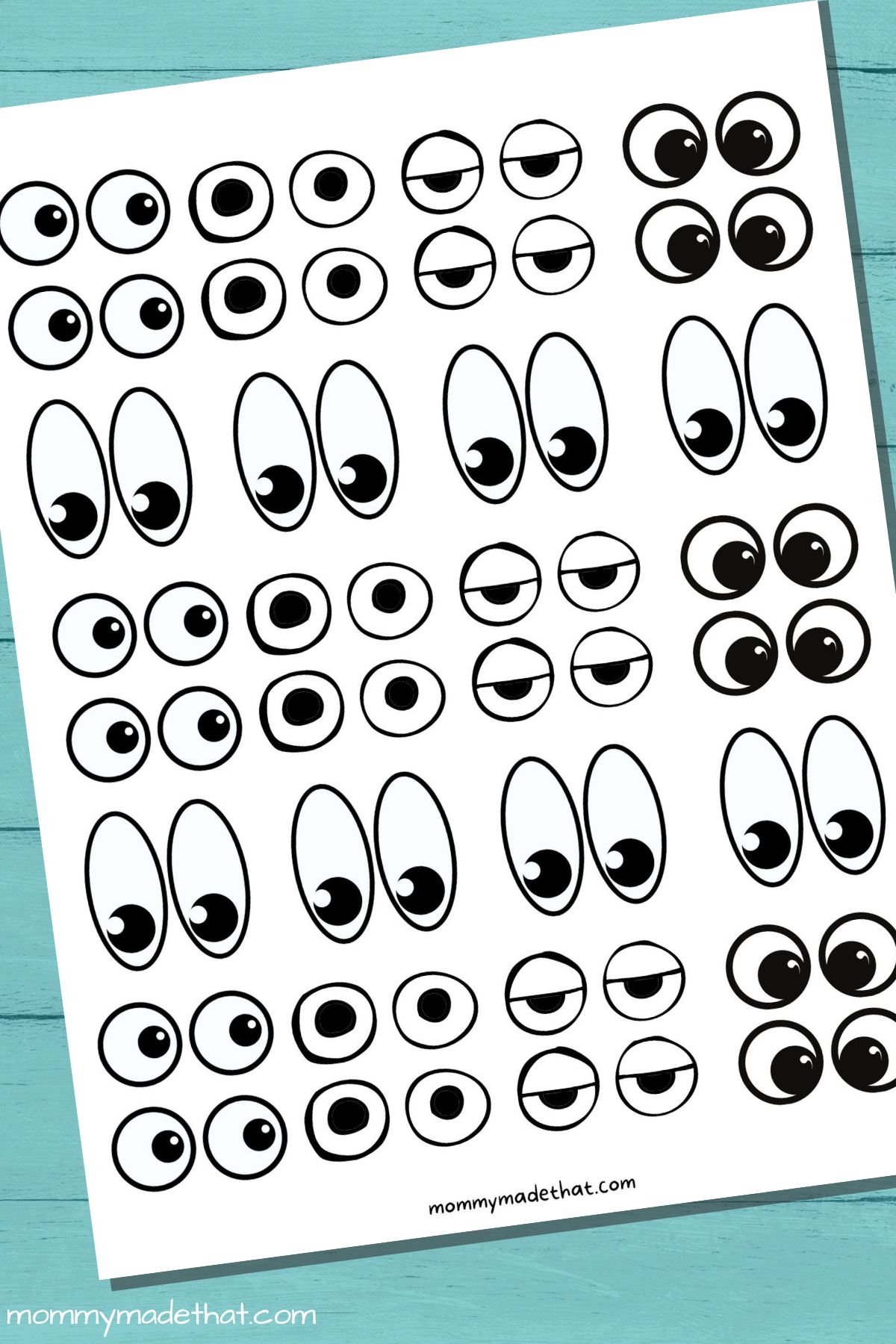 Free Printable Googly Eyes Tons Of Sizes  Free Printable Googly Eyes Tons Of Sizes