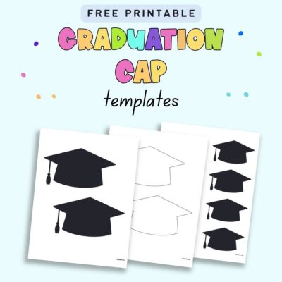 Free Printable Graduation Cap Templates The Artisan Life