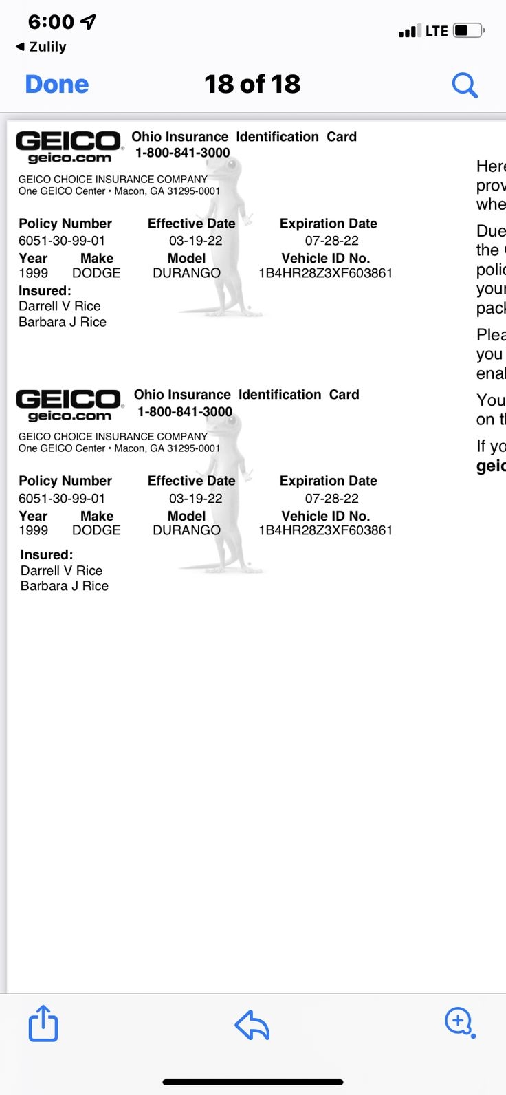 Free Printable Insurance ID Card Templates