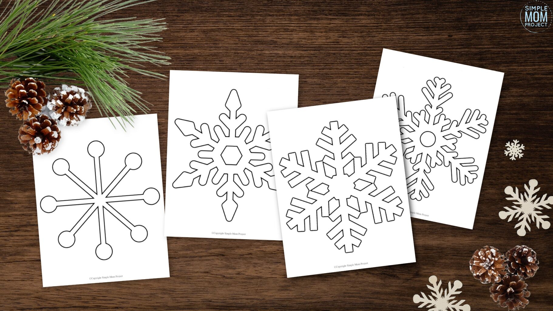 Free Printable Large Snowflake Templates Simple Mom Project Free Printable Large Snowflake Templates Simple Mom Project