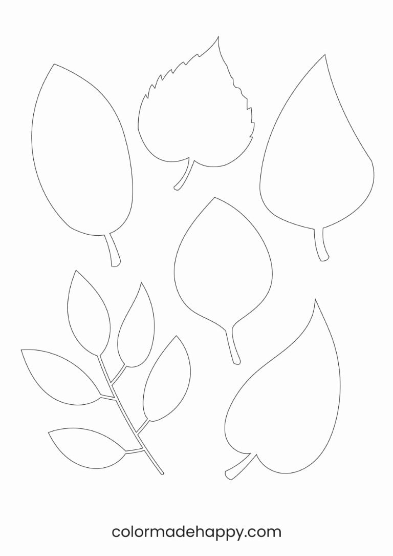 large leaf template printable pdf free large leaf template printable pdf free