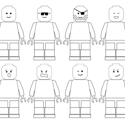 Free Printable Lego Coloring Pages Paper Trail Design