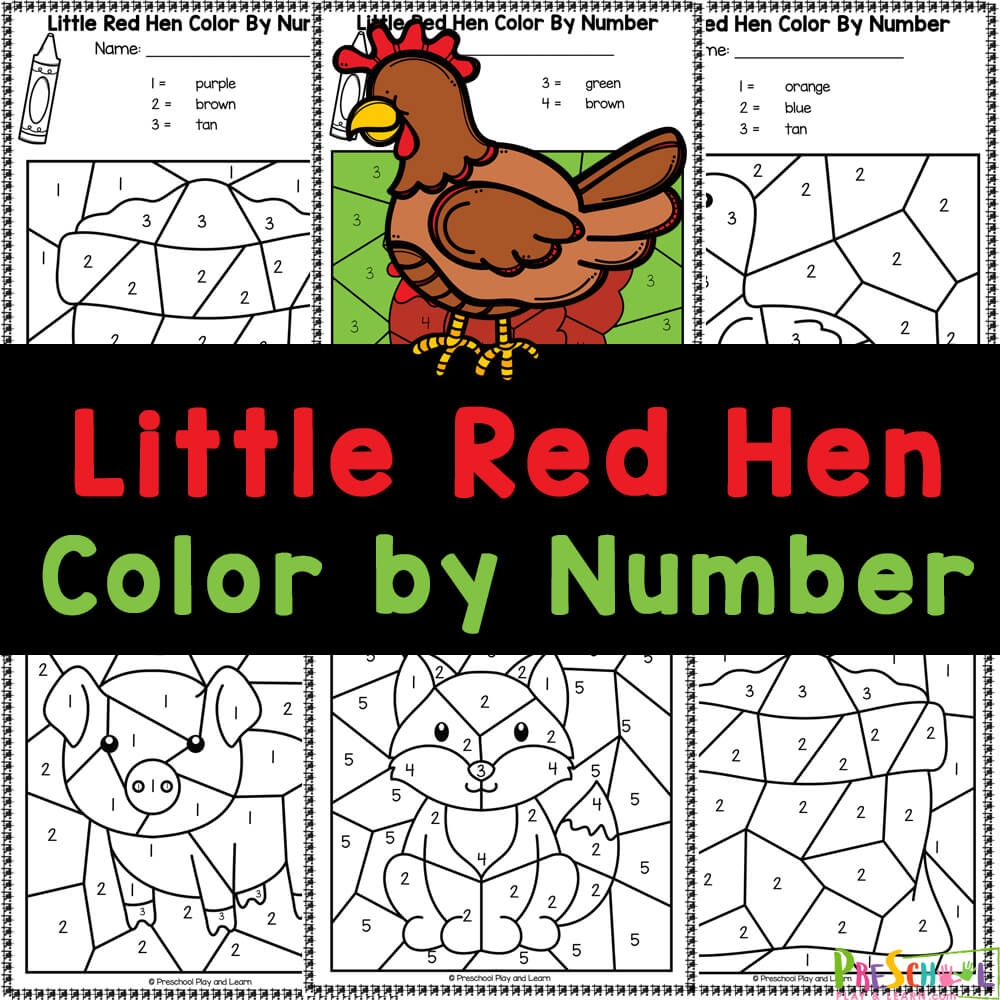 little red hen story pdf printable