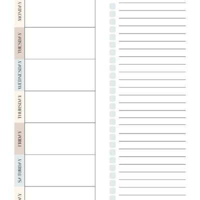 Free Printable Meal Planner Templates To Edit Online Canva