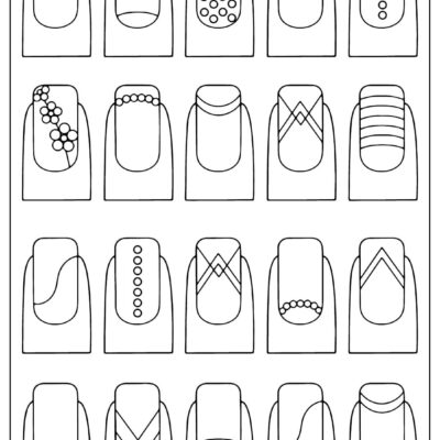 Free Printable Nail Art Practice Sheet