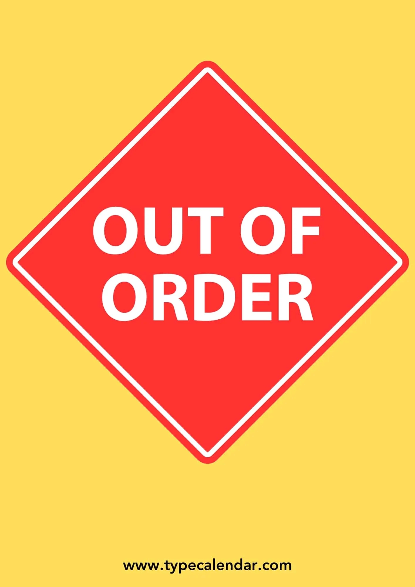 Free Printable Out Of Order Sign Templates PDF Word Restroom Free Printable Out Of Order Sign Templates PDF Word Restroom