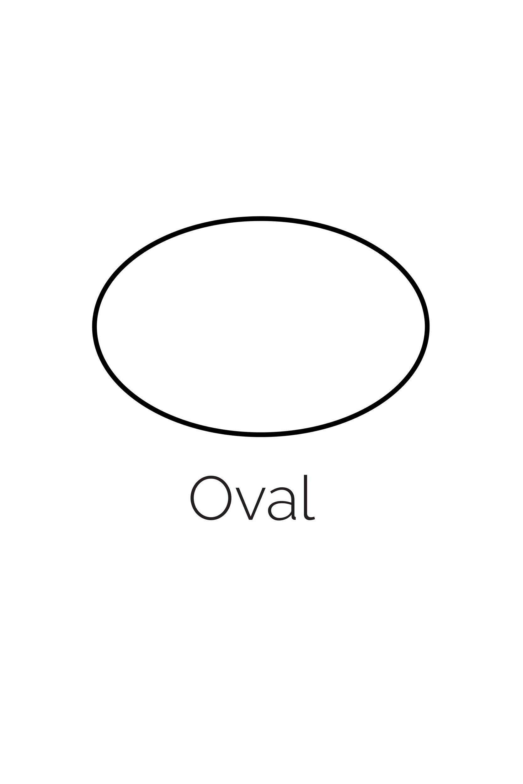 Free Printable Oval Shape