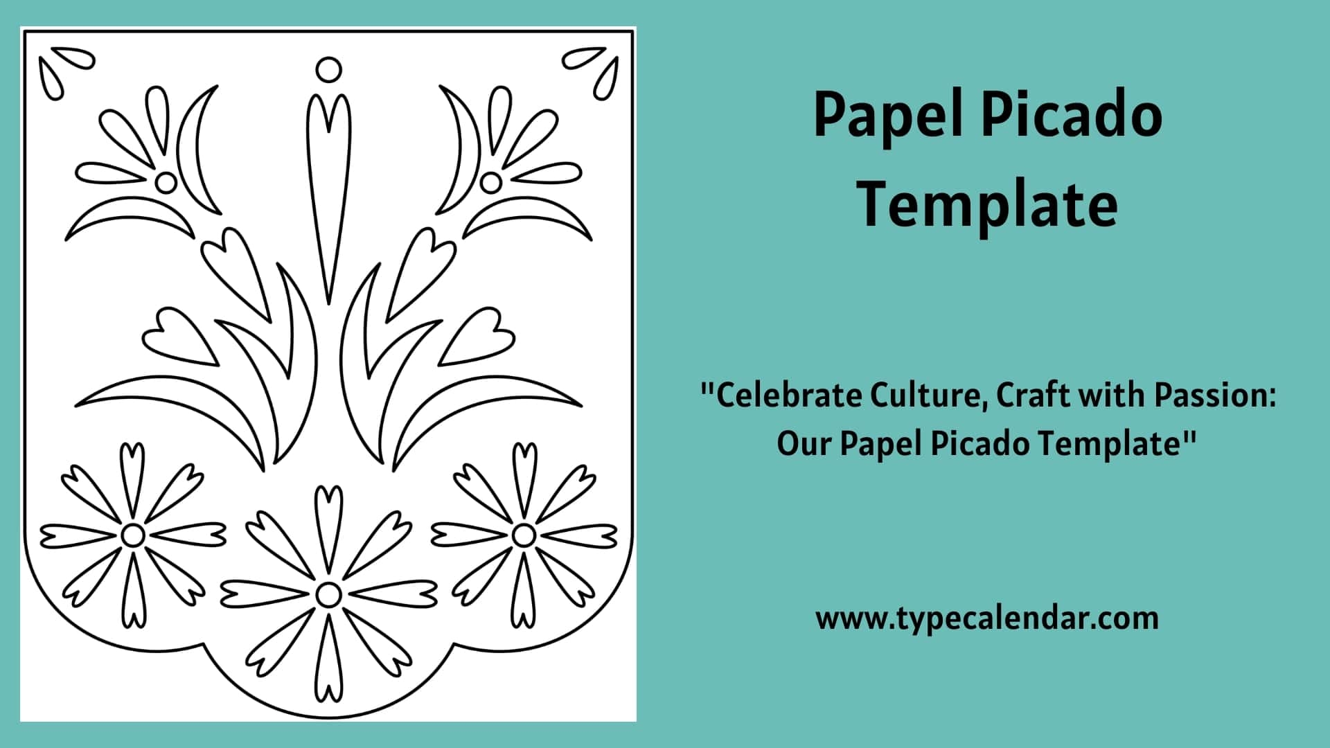 Free Printable Papel Picado Templates Mexican Banner PDF 