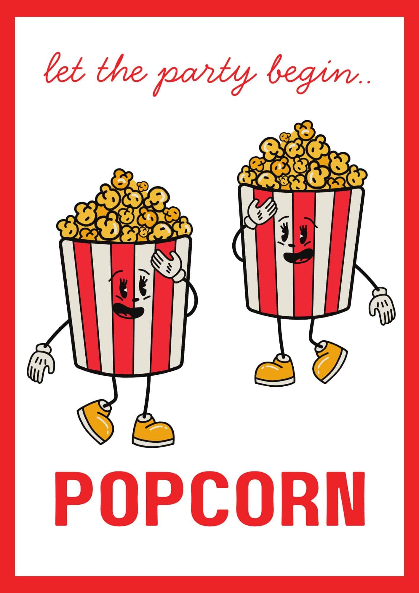 Free Printable Popcorn Sign 11 Designs The Pink Craft Box Free Printable Popcorn Sign 11 Designs The Pink Craft Box