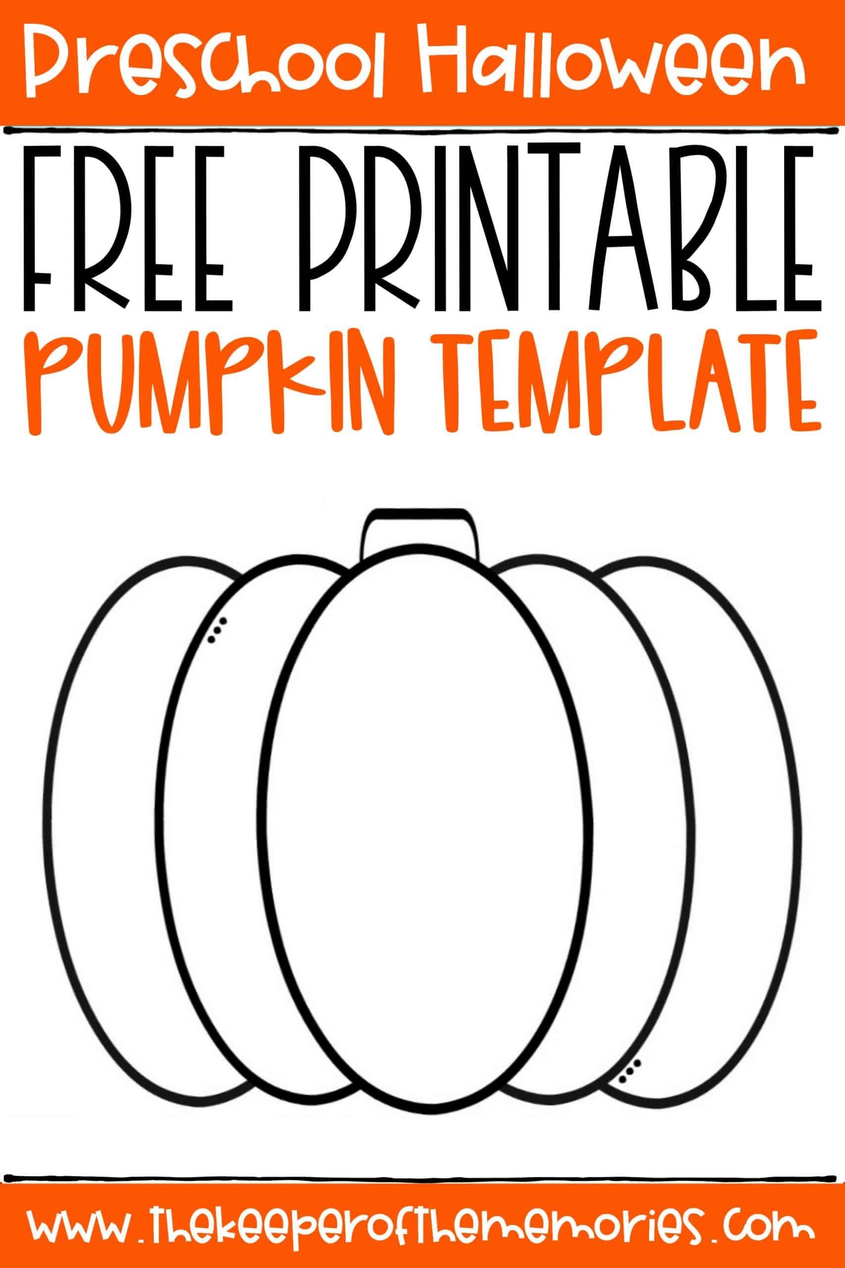 Free Printable Pumpkin Template The Keeper Of The Memories Free Printable Pumpkin Template The Keeper Of The Memories