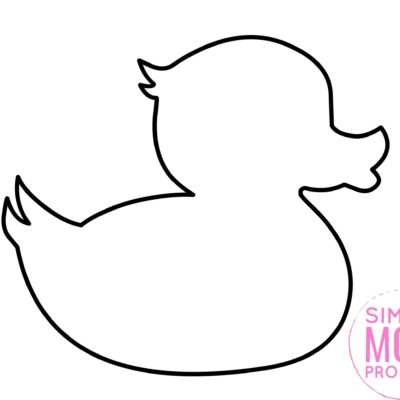 Free Printable Rubber Duck Template Simple Mom Project