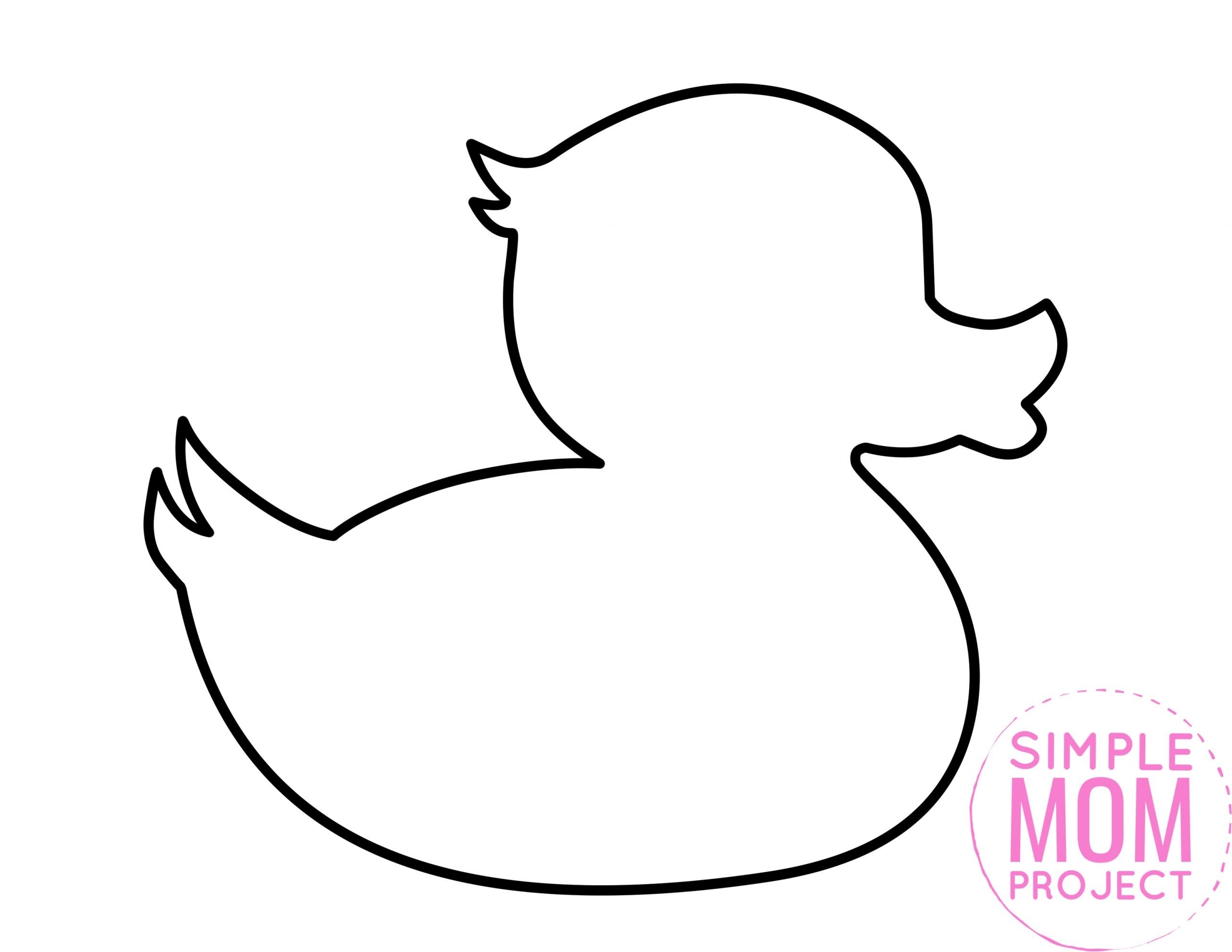 Free Printable Rubber Duck Template Simple Mom Project Free Printable Rubber Duck Template Simple Mom Project