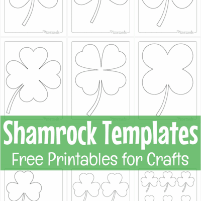 Free Printable Shamrock Templates Small Medium Large
