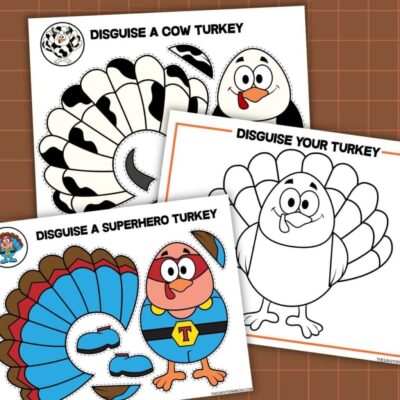 Free Printable Turkey In Disguise Templates To Hide A Turkey