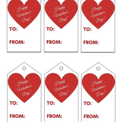 Free Printable Valentine Tags Add A Little Adventure