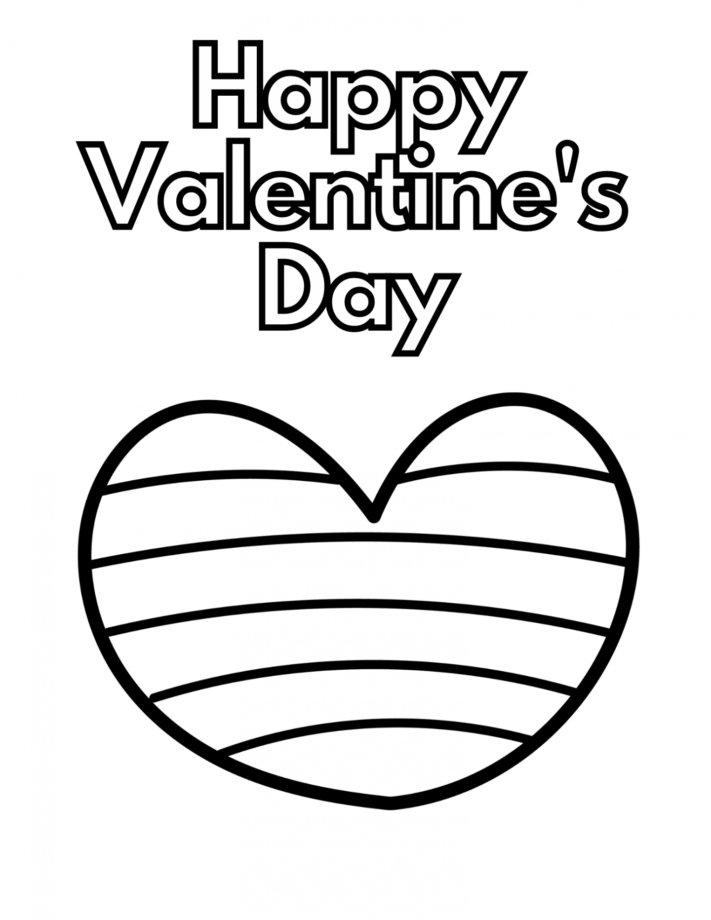 Free Printable Valentines Coloring Pages For Kids