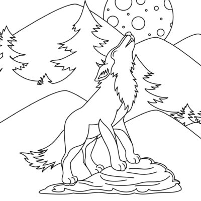 Free Printable Wolf Coloring Pages For Kids And Adults
