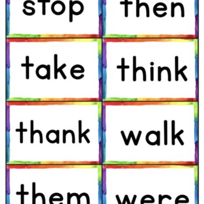 Free Printables For Kindergarten Sight Word Help 12 Ways