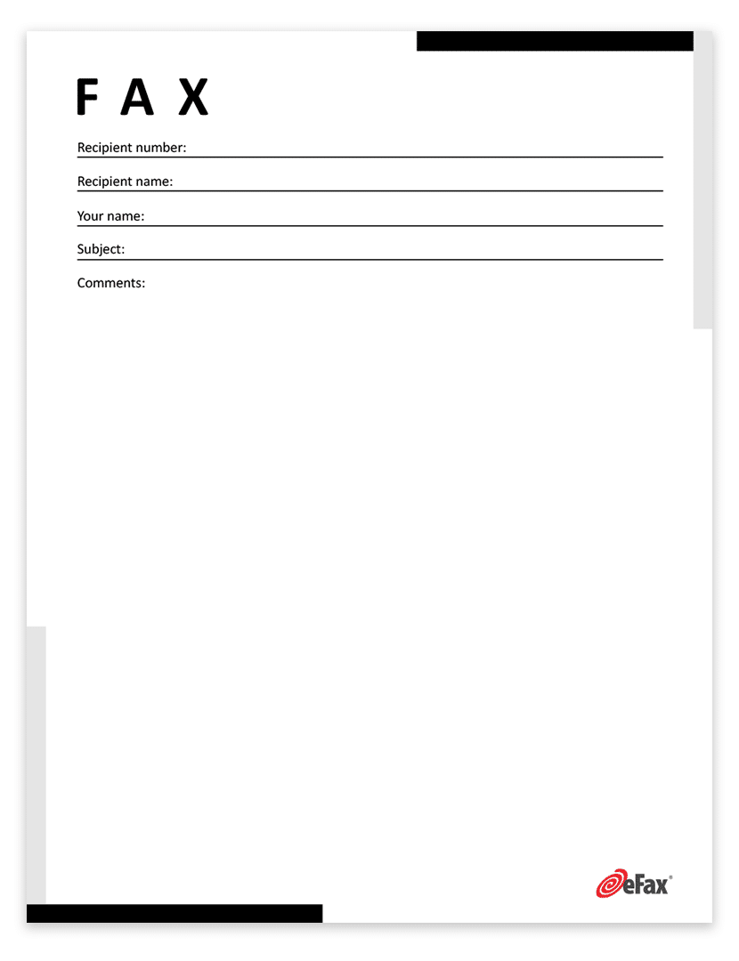 printable fax cover sheet template
