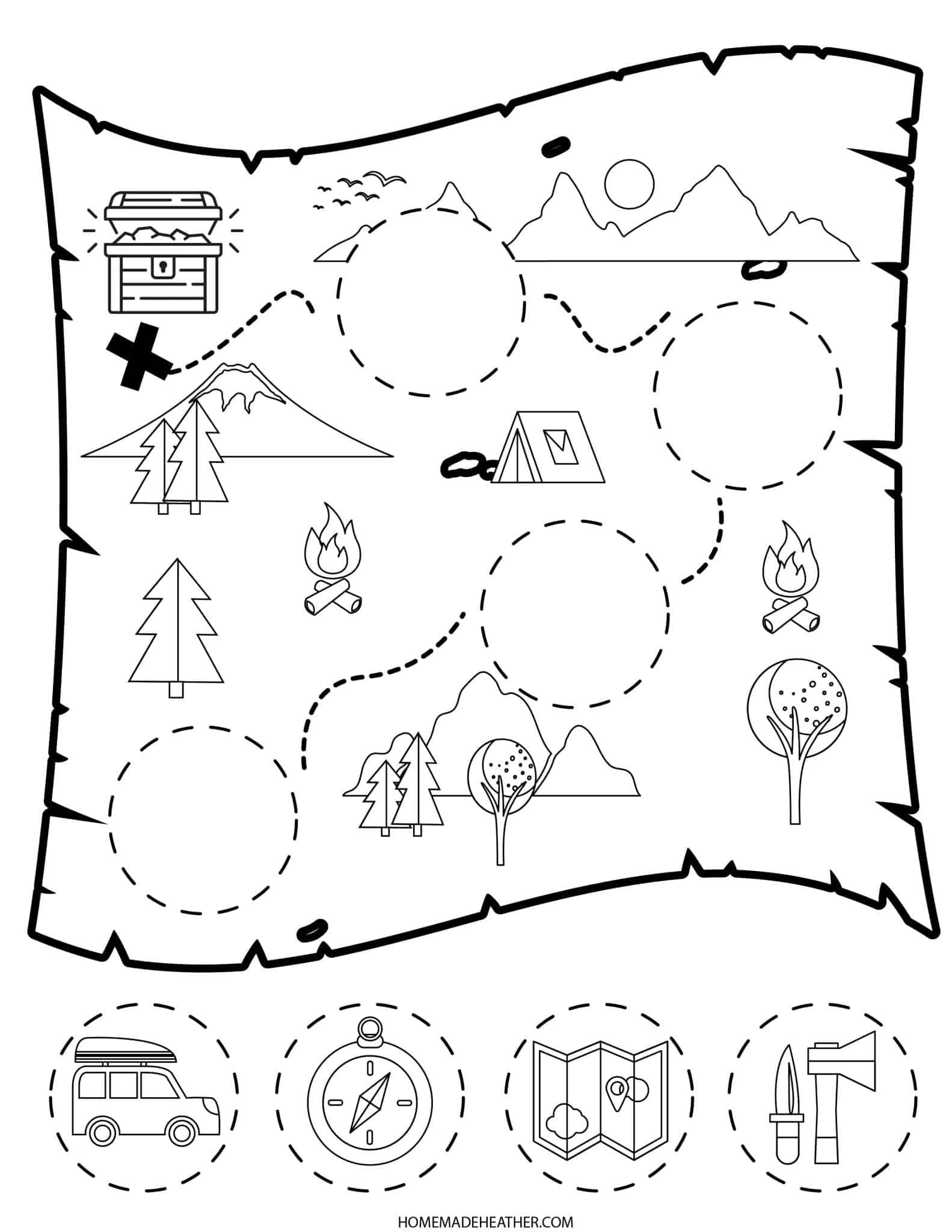 printable treasure map template printable treasure map template