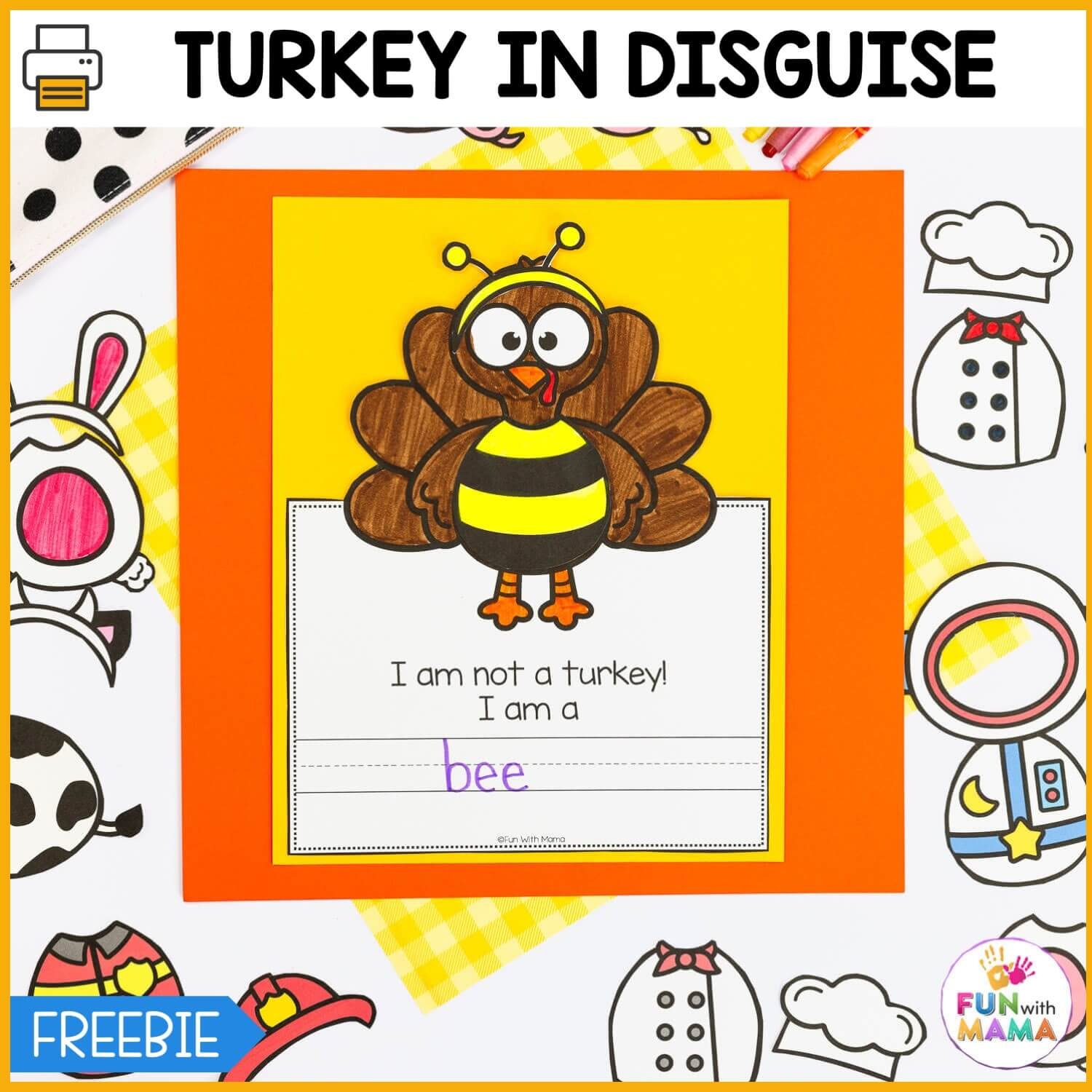 disguise a turkey free printable pdf