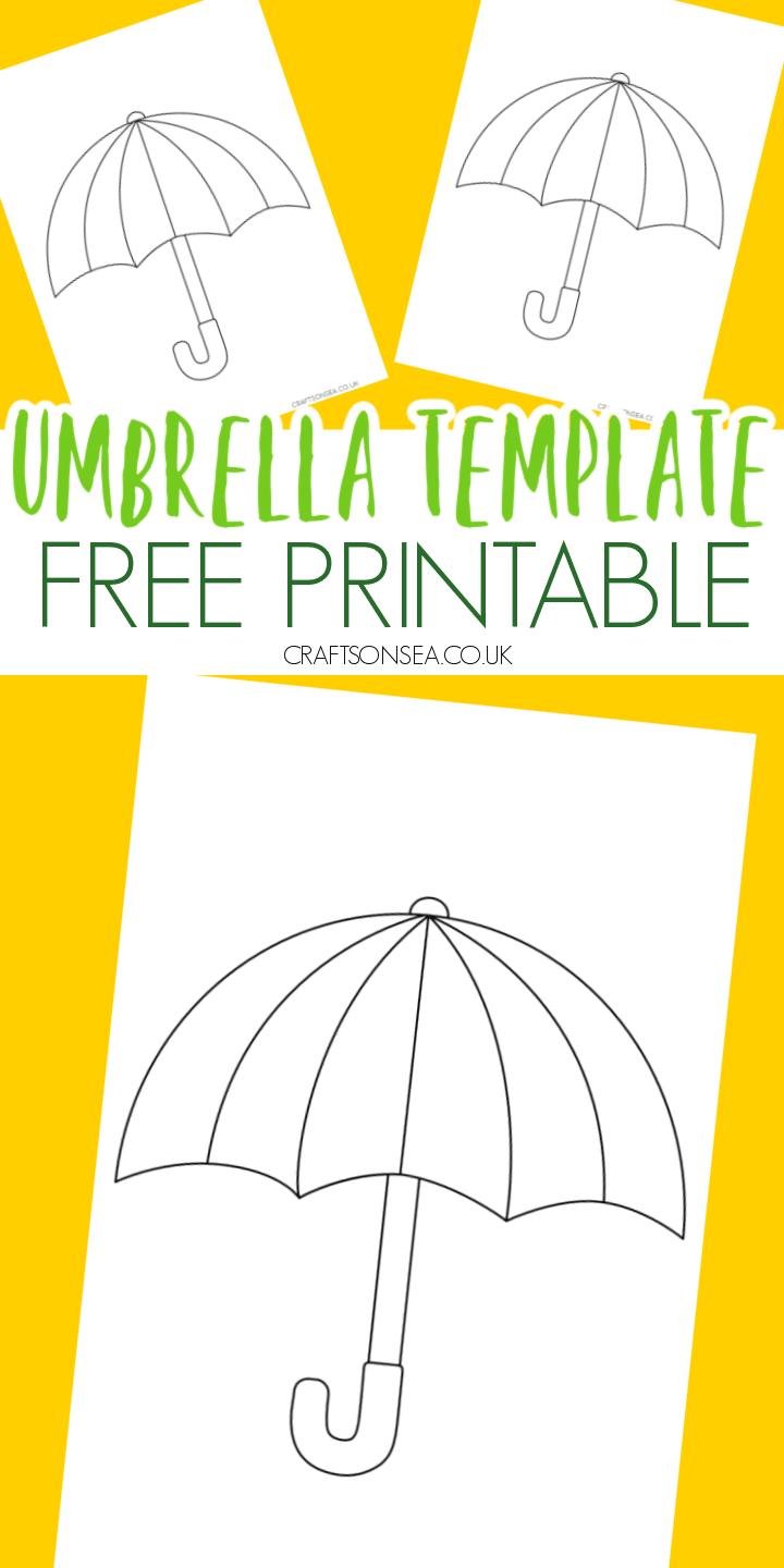 Free Umbrella Template Printable PDF Crafts On Sea Free Umbrella Template Printable PDF Crafts On Sea