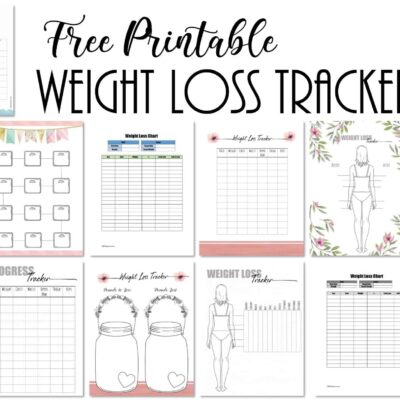 FREE Weight Loss Tracker Printable Customize Before You Print