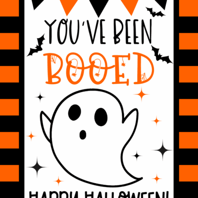 Free You ve Been Booed Printable Signs Prudent Penny Pincher