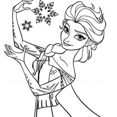 Frozen Coloring Pages Etsy