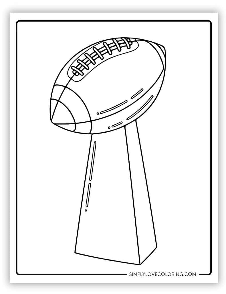 football printable coloring pages