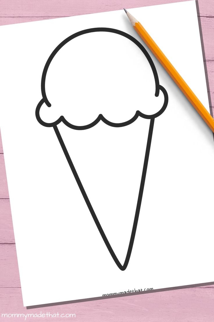 Fun Ice Cream Cone Templates For Crafts Coloring Fun Ice Cream Cone Templates For Crafts Coloring