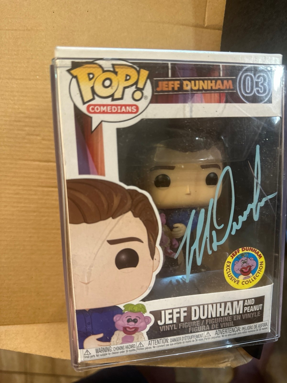 Funko Pop Jeff Dunham Autograph