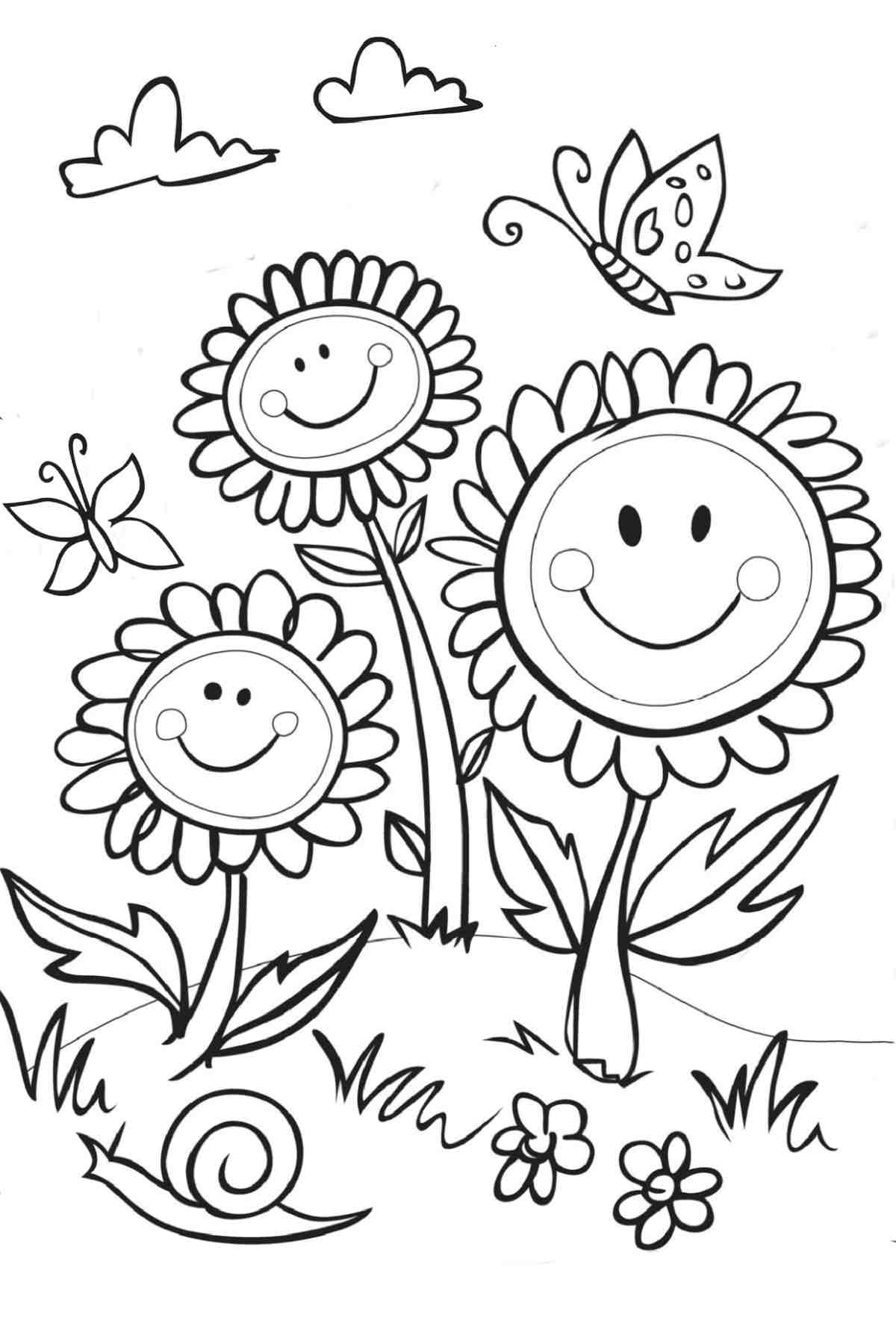 free printable coloring pages of flowers free printable coloring pages of flowers