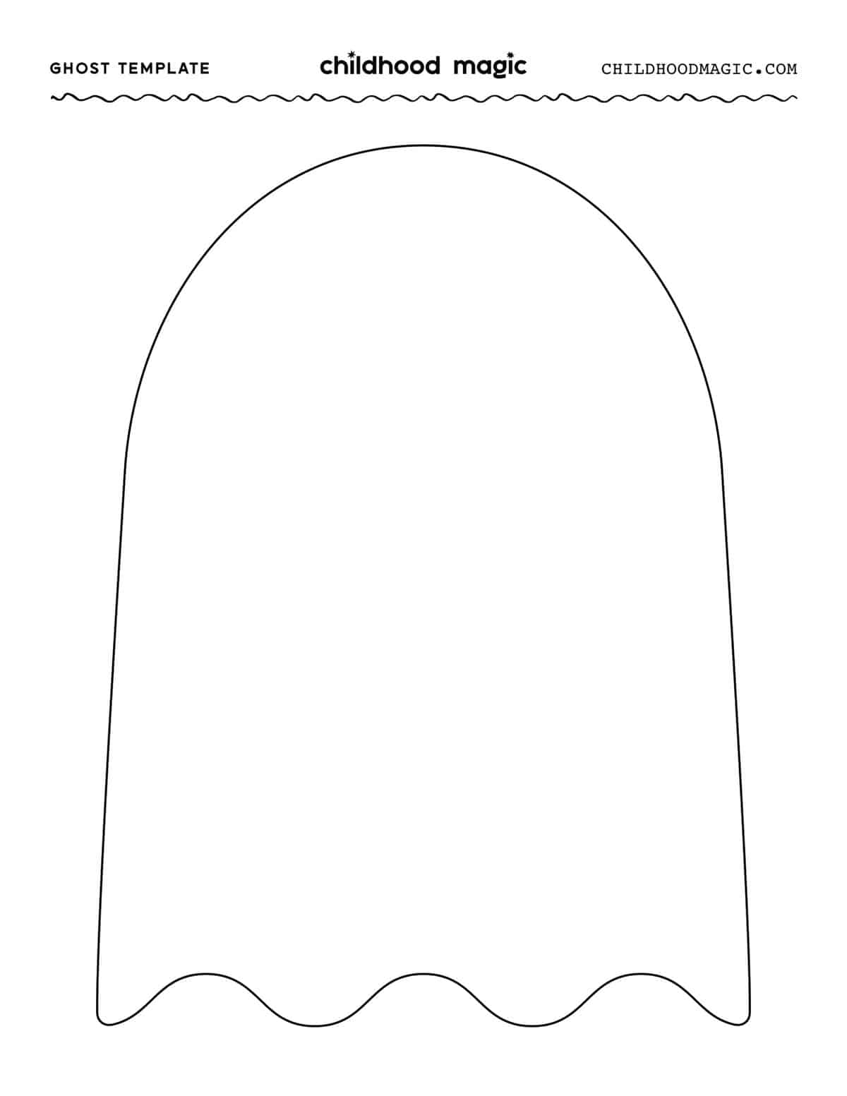 ghost template printable pdf ghost template printable pdf