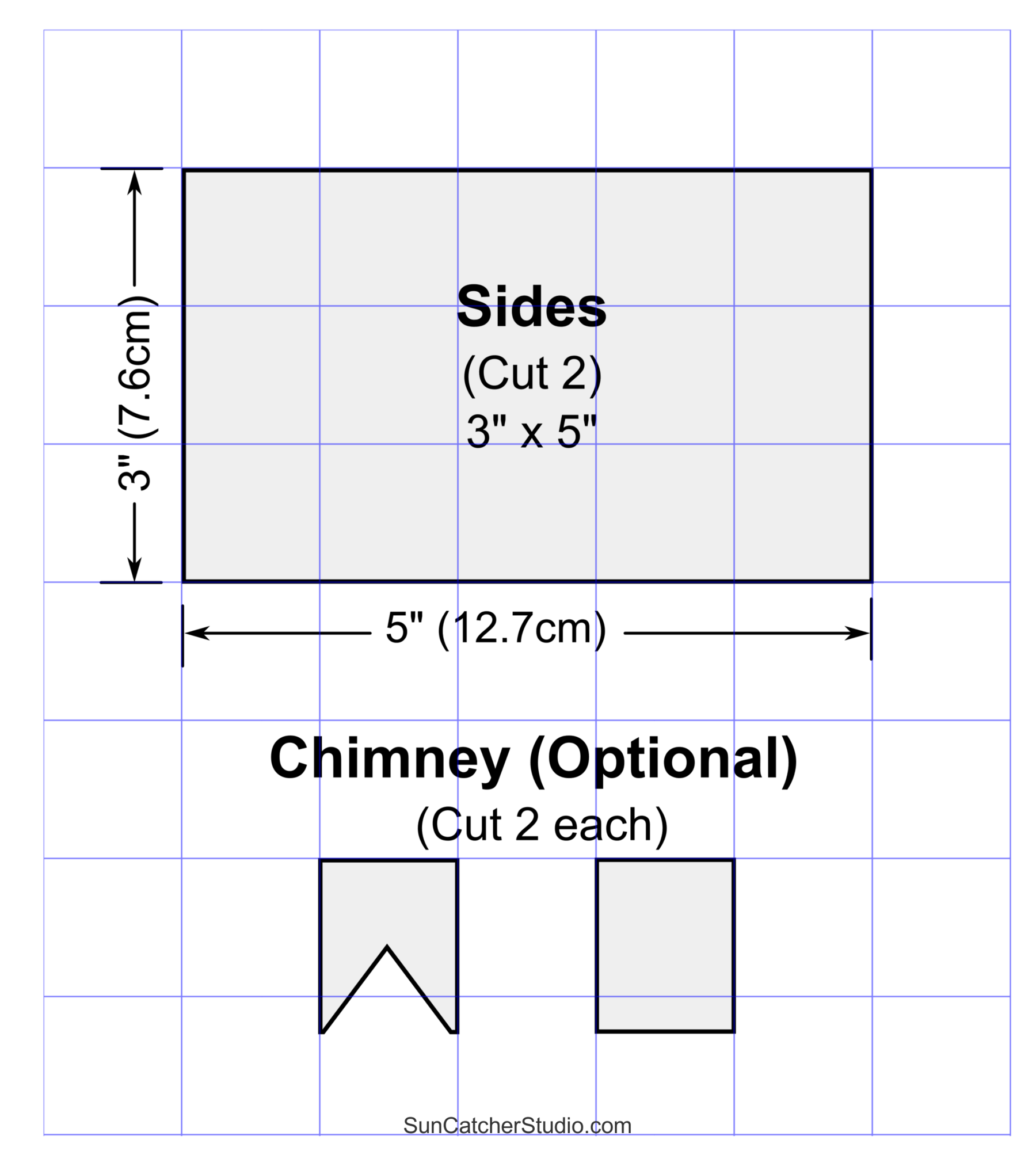 printable template for gingerbread house
