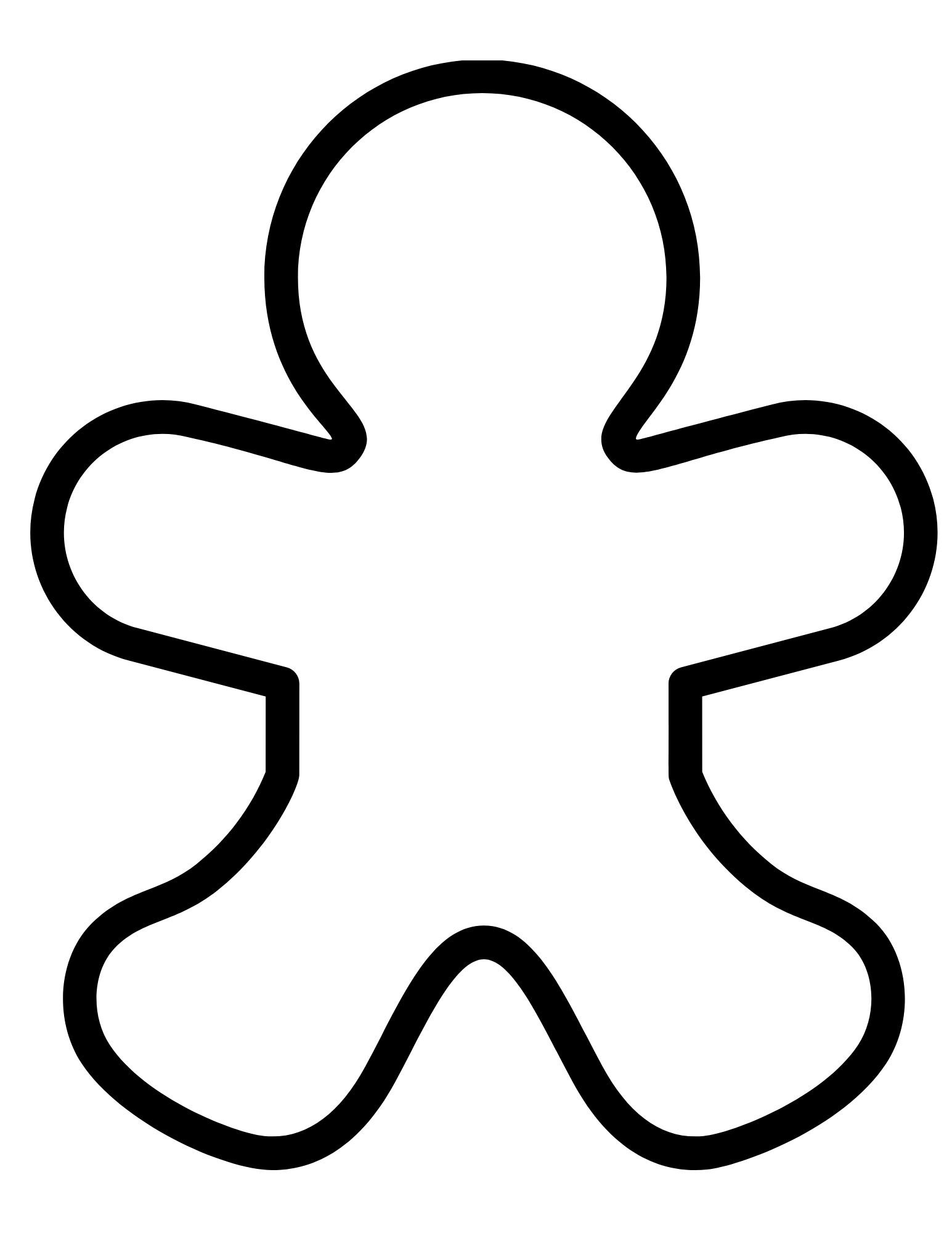 Gingerbread Man Shape Printable Landing Page Gingerbread Man Shape Printable Landing Page