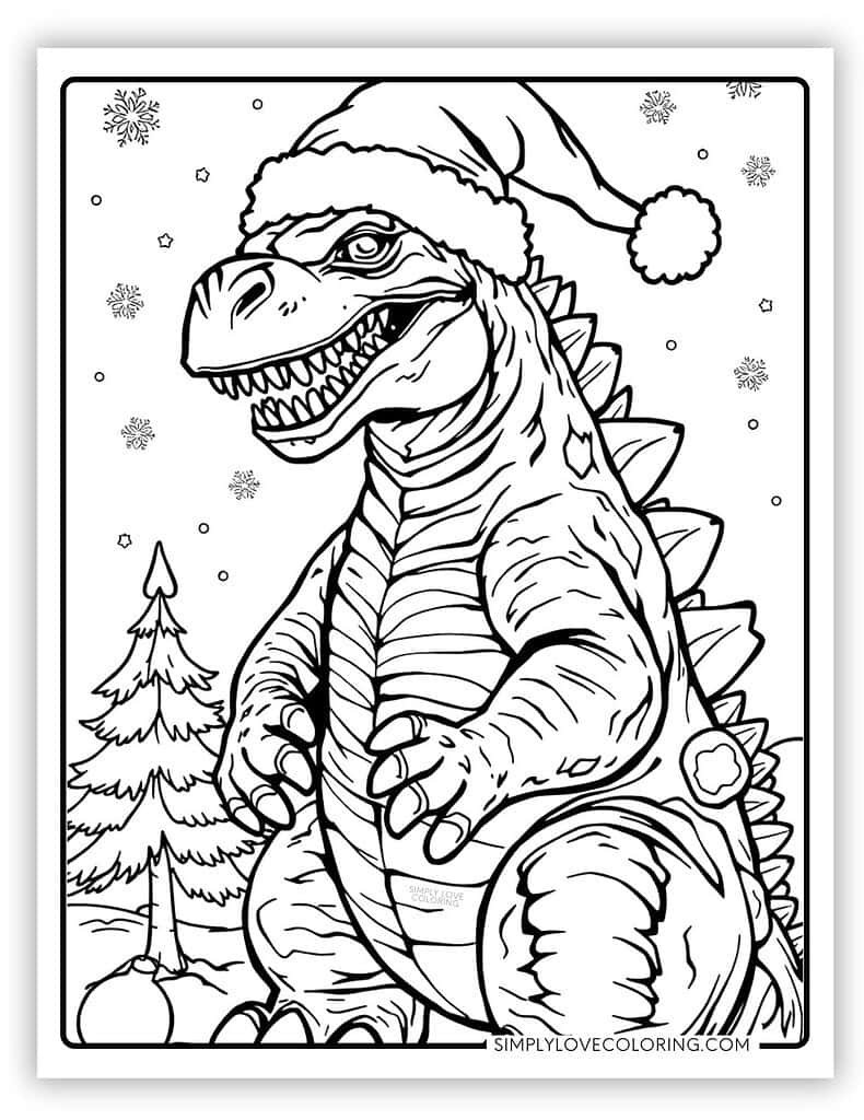Godzilla Coloring Pages Free PDF Printables Simply Love Coloring
