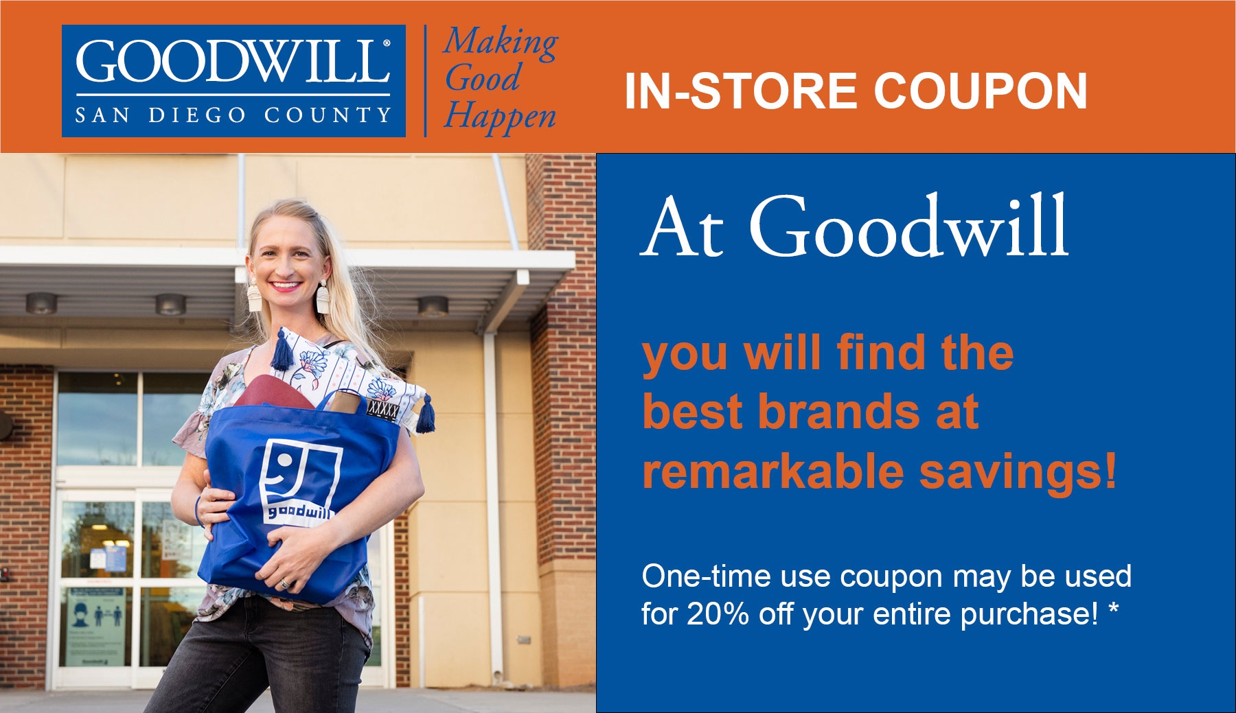 Goodwill San Diego VIP Shopper Program Registration