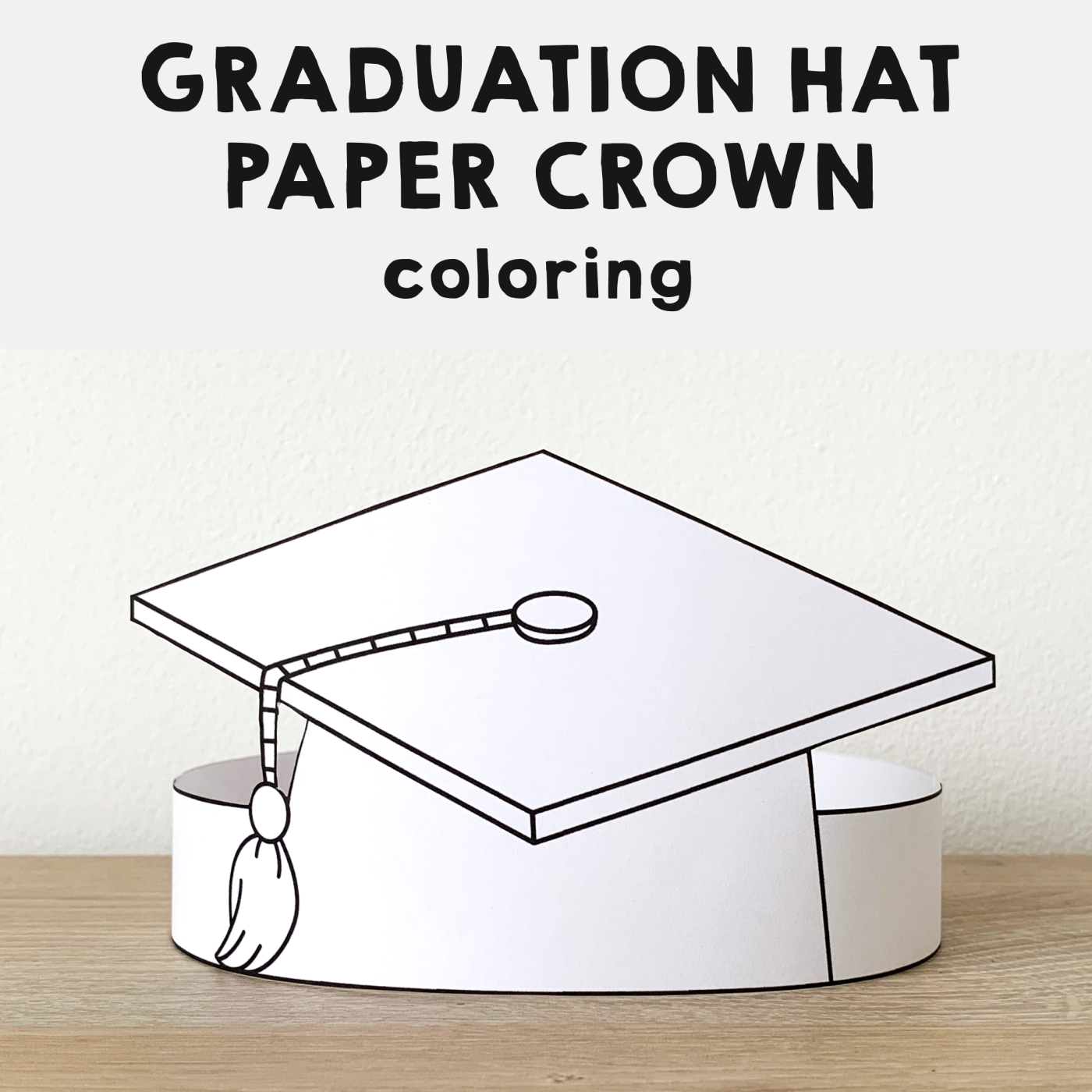 graduation cap template printable