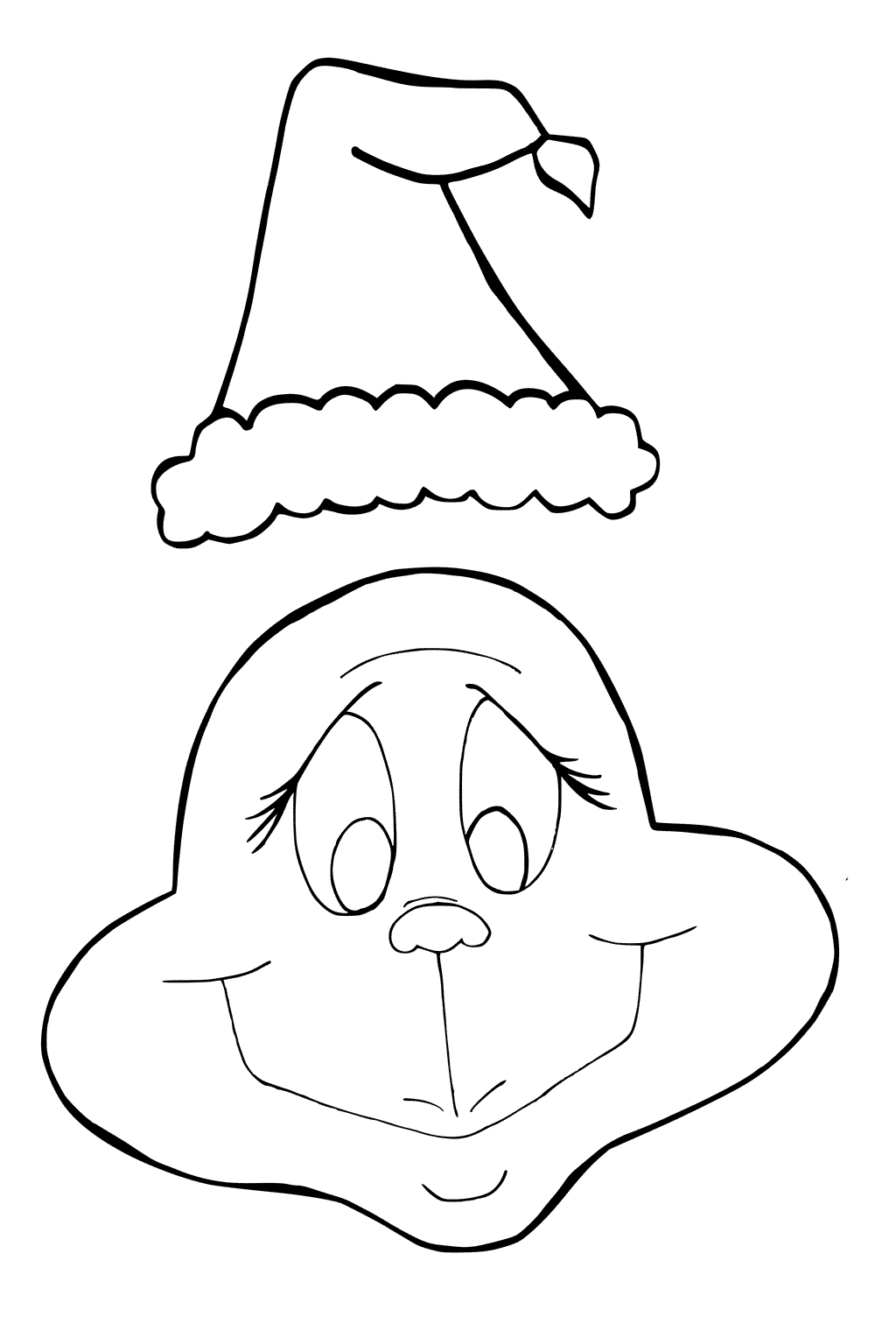 Grinch Cut Out Template Grinch Cut Out Template